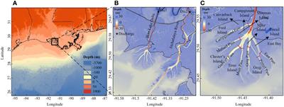 A numerical experiment of cold front induced circulation in Wax Lake Delta: evaluation of forcing factors